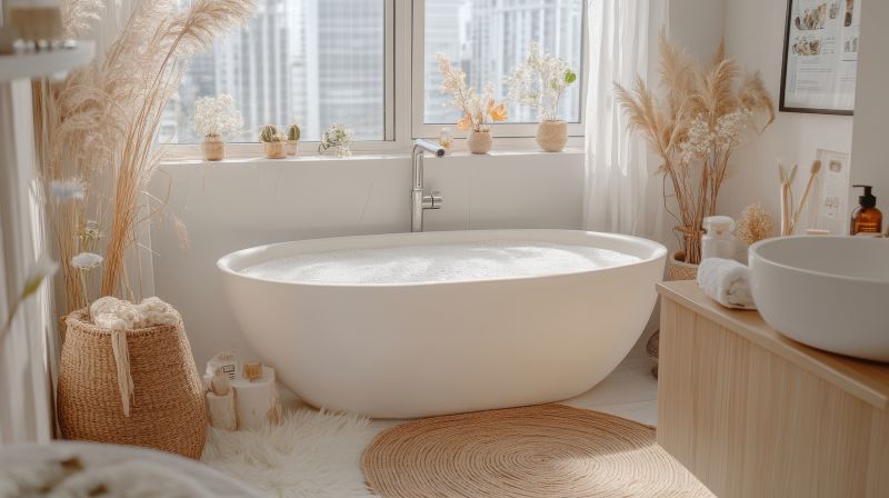 Elegant Free-standing Bathtub